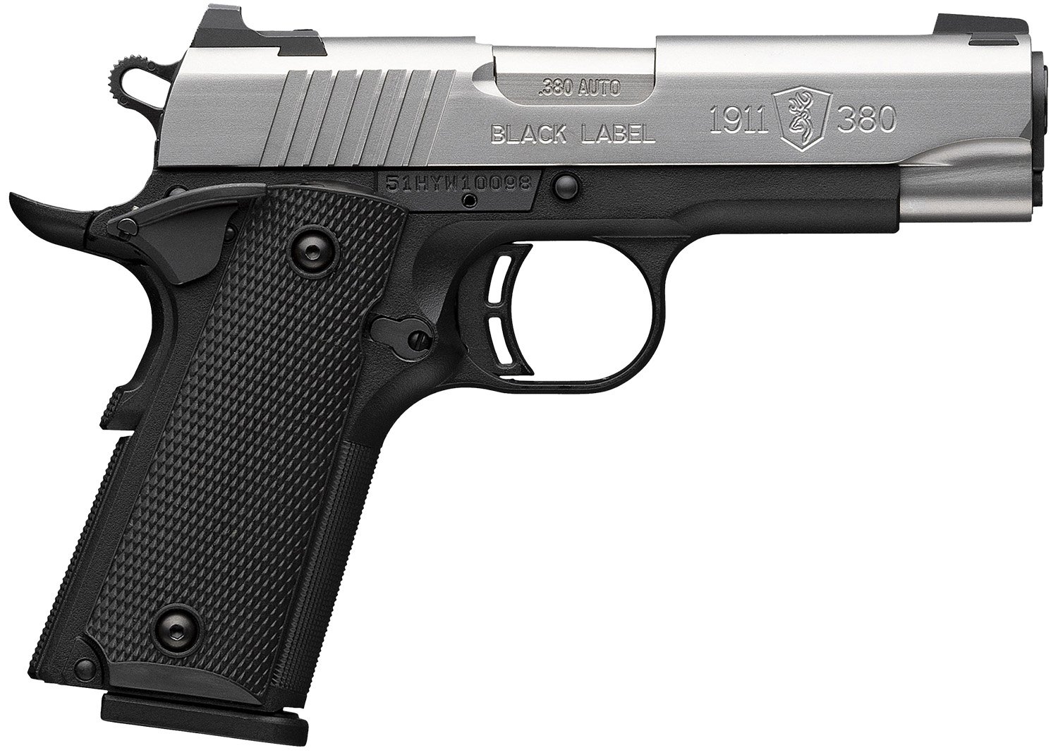 BROWNING 1911-380 380ACP SS 3.6" #