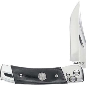 UNCLE HENRY KNIFE PLB5 2.9" - BLADE LMNT WOOD HANDLES PIVOT