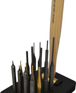 GRACE USA 17 PIECE AR15 PUNCH - & HAMMER SET W/BENCH BLOCK
