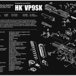 TEKMAT ARMORERS BENCH MAT - 11"x17" HECKLER & KOCH VP9SK