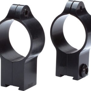 TALLEY RINGS LOW 1" CZ 452455 - 512513 11MM DOVETAIL BLACK