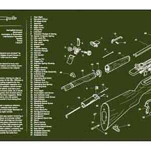 TEKMAT ARMORERS BENCH MAT - 12"X36" M1 GARAND OLIVE DRAB