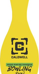 CALDWELL AR500 RIMFIRE BOWLING - PIN TARGET 1/4" YELLOW