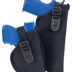 ALLEN HIP HOLSTER #2 RH 3-4" - MED/LG FRAME DA REVOLVER BLACK