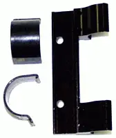 WEAVER DETACHABLE SIDE MOUNT - BRACKET W/1" HIGH RINGS BLACK
