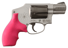 HOGUE GRIPS S&W J FRAME - ROUND BUTT BANTAM PINK