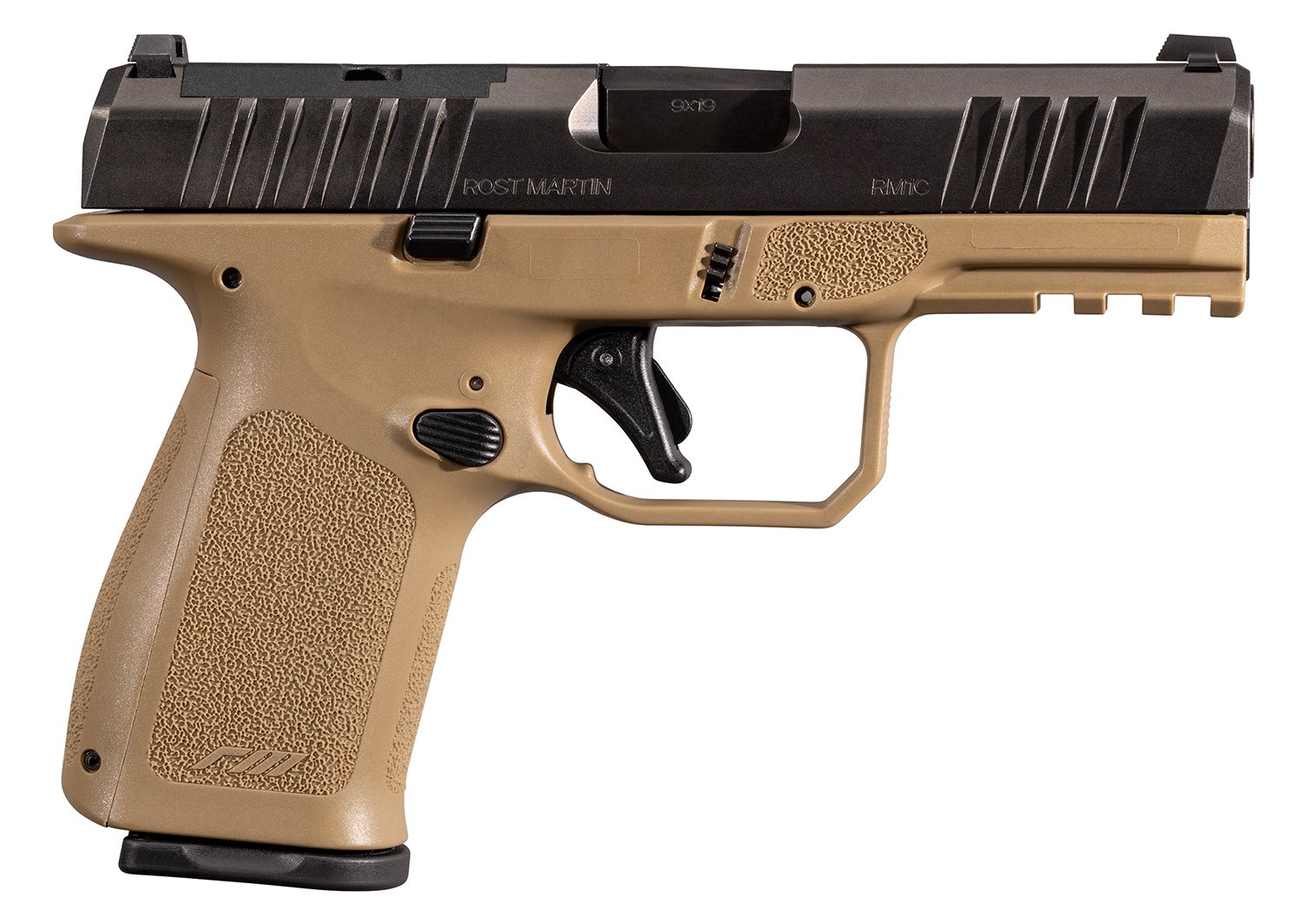 ROST MARTIN RM1C 9MM 10+1 BLK/FDE 4" CA #