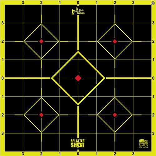 SPLATTER SHOT TARGET SIGHT-IN - 8" GREEN PEEL/STICK 6EA