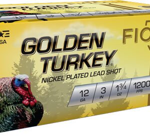 FIOCCHI GOLDEN TURKEY 12GA 3" - 1-3/4OZ #6 10RD 10BX/CS