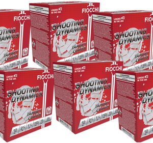 FIOCCHI 12GA 2.75" 1-1/8OZ - #7.5 1165FPS 250RD CASE LOT