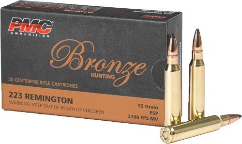 PMC 223 REM 55GR SOFT POINT - 20RD 40BX/CS
