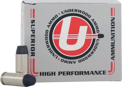 UNDERWOOD 10MM 220GR HARD CAST - LEAD-FN 20RD 10BX/CS