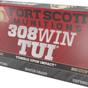 FORT SCOTT 308 WIN 150GR TUI - SOLID COPPER 20RD 10BX/CS