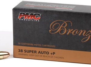 PMC 38 SUPER +P 130GR FMJ-RN - 50RD 20BX/CS