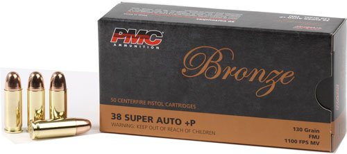 PMC 38 SUPER +P 130GR FMJ-RN - 50RD 20BX/CS