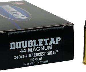 DOUBLETAP 44 REM MAG 240GR SWC - HARDCAST SOLID 20RD 25BX/CS