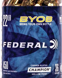 FEDERAL 22LR 36GR HP 1260FPS - 450RD BUCKET 8BX/CS