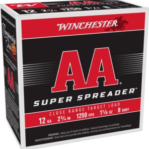 WINCHESTER AA 12GA 2.75" 1-1/8 - SPREADER #8 1250FPS 250RD CASE