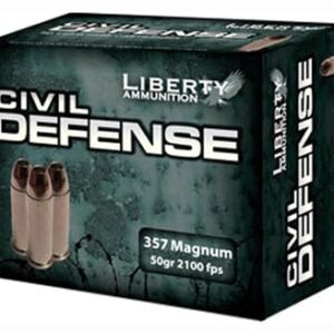 LIBERTY CIVIL DEFENSE 357 MAG - 50GR HP 20RD 10BX/CS