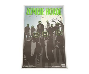 ACTION TGT ZOMBIE HORDE GRN 100PK