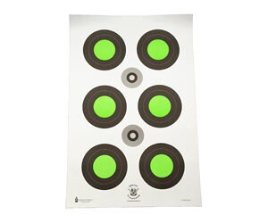 ACTION TGT TRIDENT BLSEYE GRN 100PK