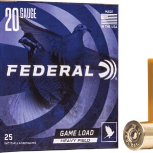 FEDERAL GAME LOAD 20GA 2.75" - 1OZ #6 250RD CASE LOT