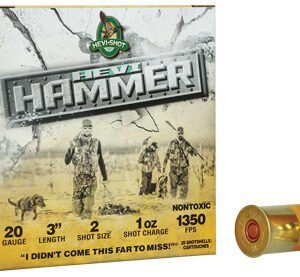 HEVI-SHOT HEAVY HAMMER 20GA - 3" 1OZ #2 25RD 10BX/CS