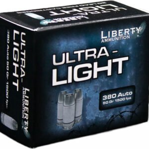 LIBERTY ULTRA LIGHT 380 ACP - 50GR COPPER HP 20RD 10BX/CS