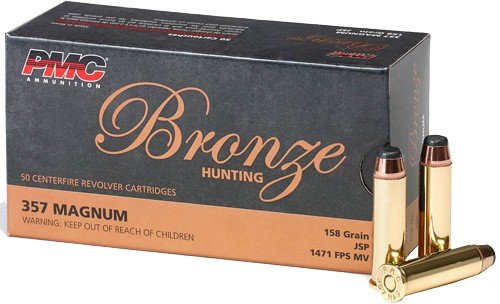 PMC 357 MAG 158GR JSP - 50RD 20BX/CS