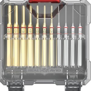 REAL AVID ACCU-PUNCH SET BRASS - 11 PIECE STANDARD PIN PUNCH