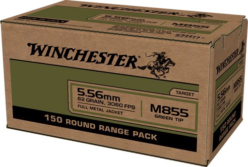 WINCHESTER USA 5.56X45 62GR - GREEN TIP 600RD CASE LOT - Image 2