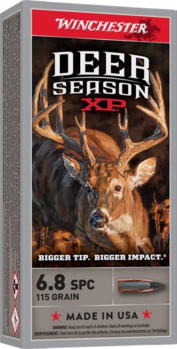 WINCHESTER DEER SEASON 6.8 SPC - 115GR EXTREME PT 20RD 10BX/CS