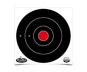 B/C DIRTY BIRD RND BLSEYE TGT 25-8"