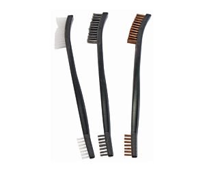 B/C UTILITY BRUSHES BRNZ/NYL/STL 3PK