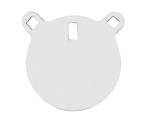 B/C 6" 3/8" STEEL TRGT ROUND PLATE