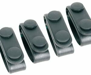 BH MOLDED BLT KEEPERS (4) BLK