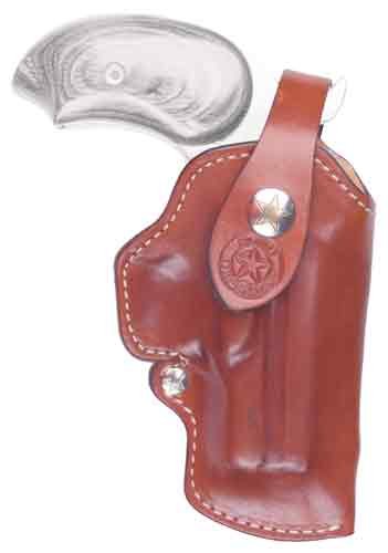 BOND ARMS BELT LOOP HOLSTER RH - 3.5" W/FULL TRIGGER GUARD TAN