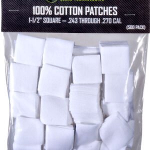 BREAKTHROUGH CLEANING PATCHES - 1 1/2" SQUARE .243-270 50 PACK