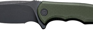 CIVIVI KNIFE MINI PRAXIS 2.98" - OD GREEN G10/BLACK CLAM PACK