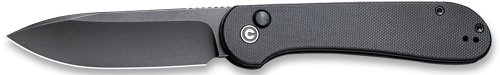 CIVIVI KNIFE ELEMENTUM 3.47" - BLACK G-10/BLACK STONEWASH - Image 2