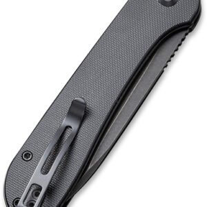CIVIVI KNIFE ELEMENTUM 3.47" - BLACK G-10/BLACK STONEWASH