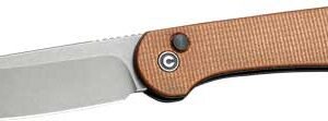 CIVIVI KNIFE ELEMENTUM 3.47" - BROWN MICARTA/GRAY STONEWASH
