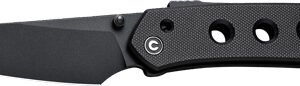 CIVIVI KNIFE VISION FG 3.54" - BLACK G-10/BLACK NITRO V BLAD