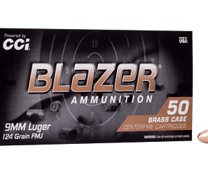 BLAZER BRASS 9MM 124GR FMJ 50/1000