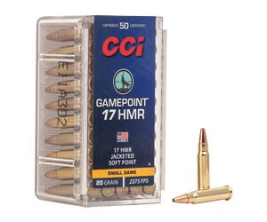 CCI 17HMR 20GR GAME PNT 50/2000