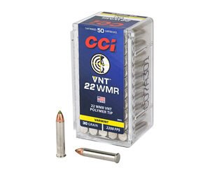 CCI 22WMR 30GR VARMINT TIP 50/2000