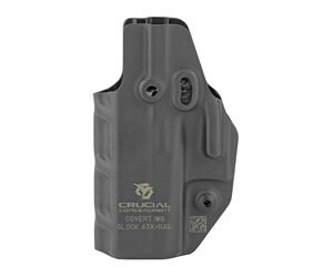 CRUCIAL IWB FOR GLOCK 43/43X AMBI BK