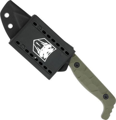COBRATEC KINGPIN 4" FIXED BLD - OD GREEN D2 STEEL W/SHEATH - Image 2