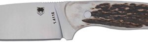 COBRATEC TWIN MOUNTAIN 4" - FIXED BLADE GENIUN STAG
