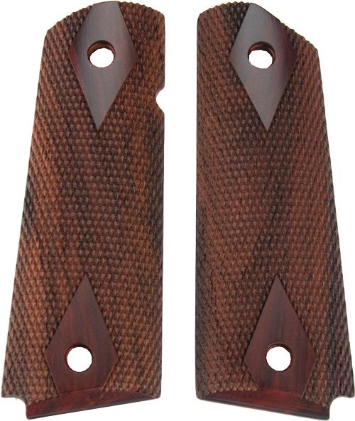 ED BROWN GRIPS 1911 GOVT. - DOUBLE DIAMOND COCOBOLO
